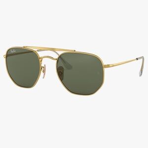 New Ray-Ban Rb3648 The Marshal Square Sunglasses with Case